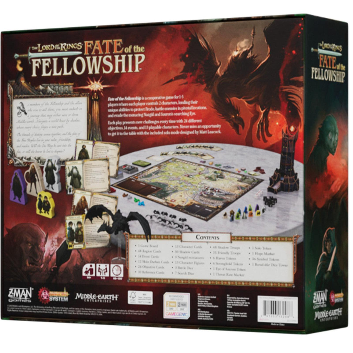 The Lord of the Rings Fate of the Fellowship - A Pandemic System Game