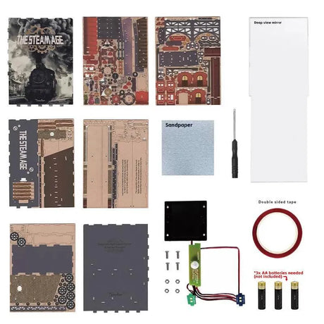 The Steam Age Book Nook Kit