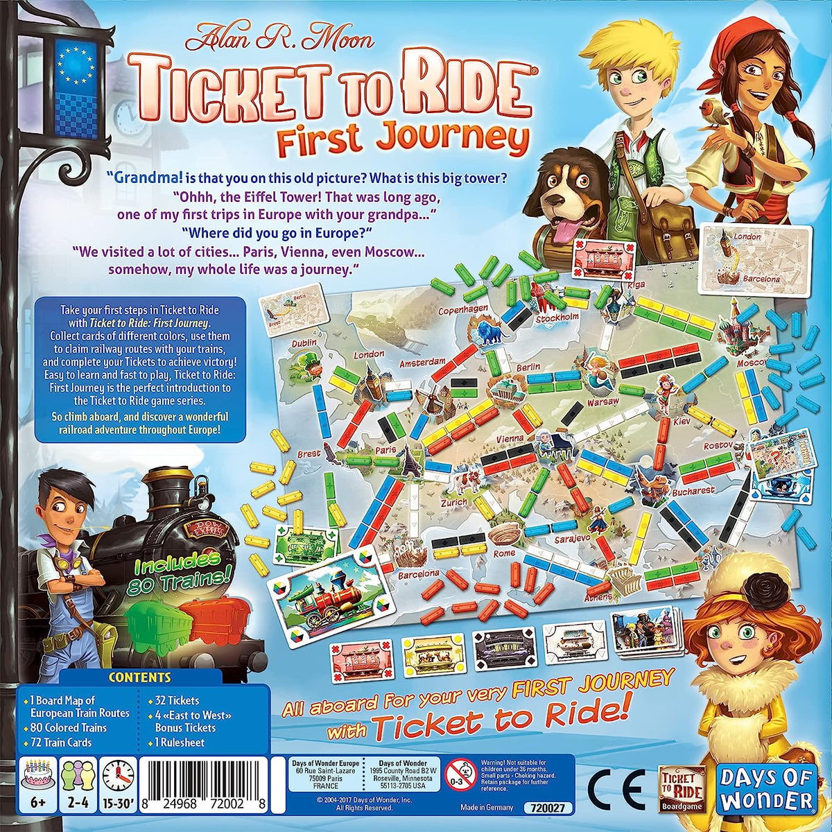 Ticket to Ride Europe First Journey