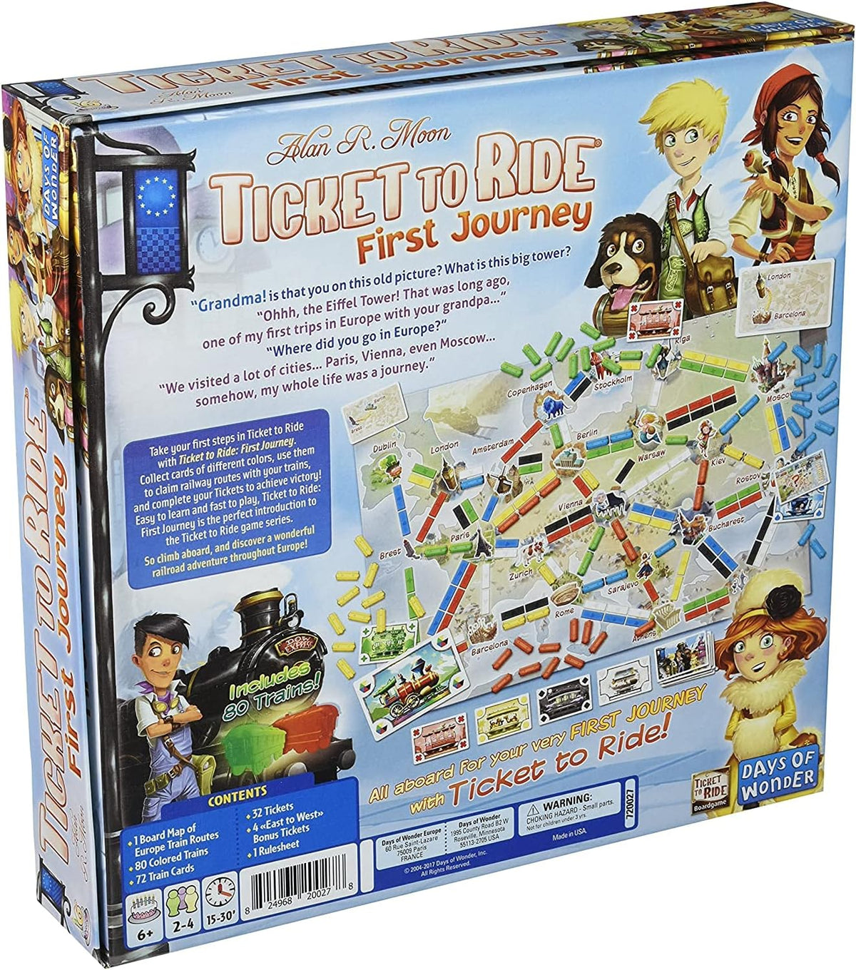 Ticket to Ride Europe First Journey