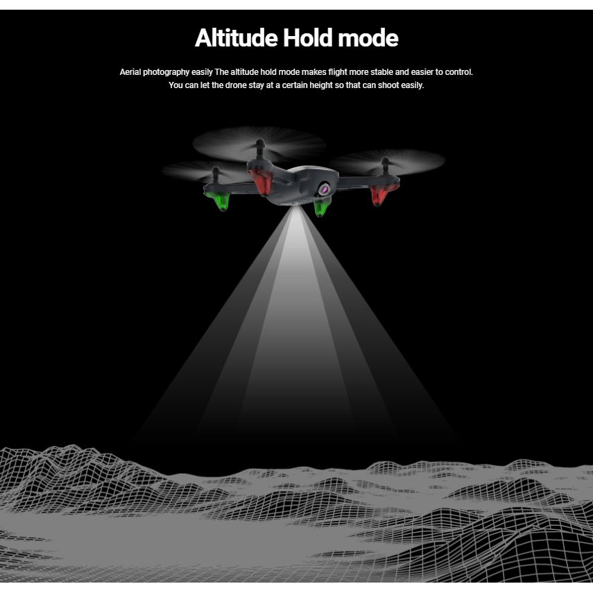U89S FPV1080P Drone Altitude Hold One Key Take Off & Land