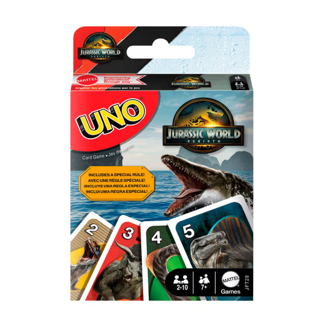 UNO Jurassic World Rebirth Card Game