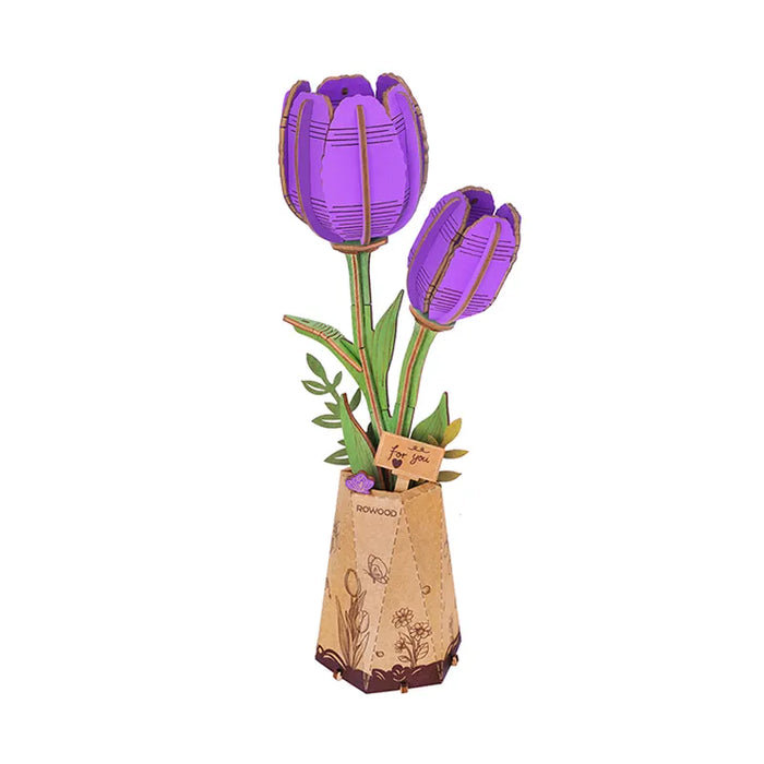 Wood Bloom Purple Tulip