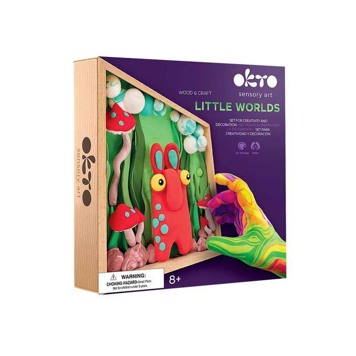 Wood&Craft DIY Little Worlds 21x21cm - Mommy Troll