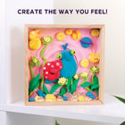 Wood&Craft DIY Little Worlds 21x21cm - Snail