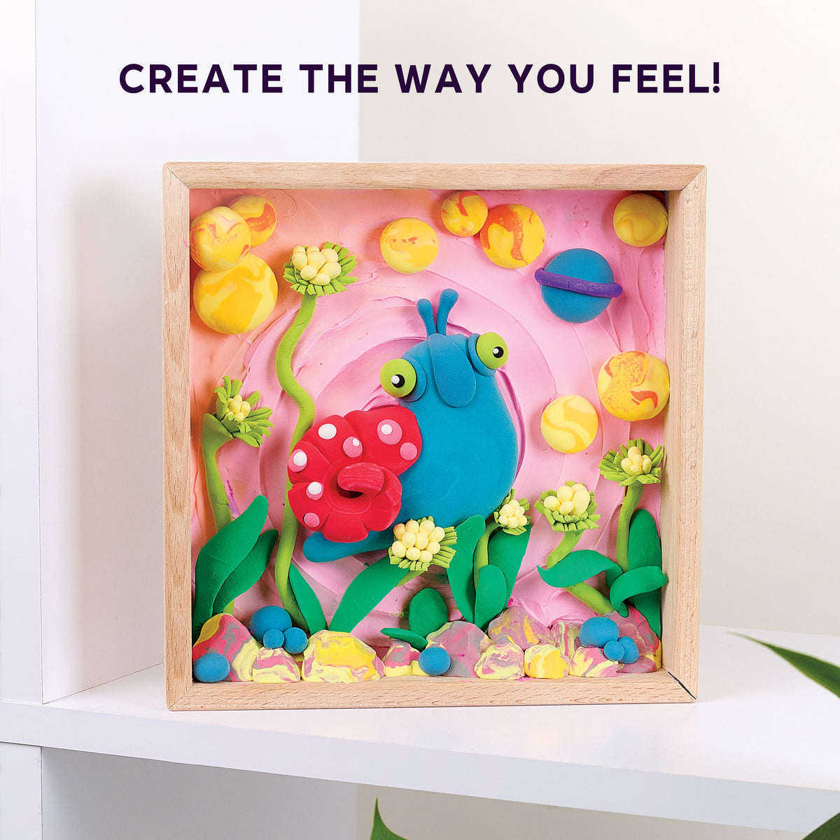 Wood&Craft DIY Little Worlds 21x21cm - Snail