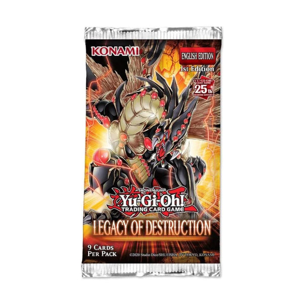 Yu-Gi-Oh! Legacy of Destruction - 9 x Card Booster 1pc
