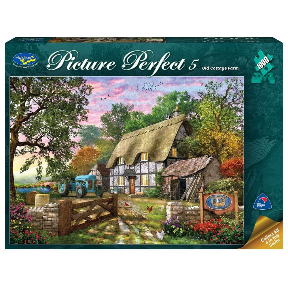 1000pc Picture Perfect 5 Old Cottage Farm