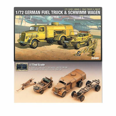 13401 1/72 German Fueltank and Shiwimm Plastic Model Kit