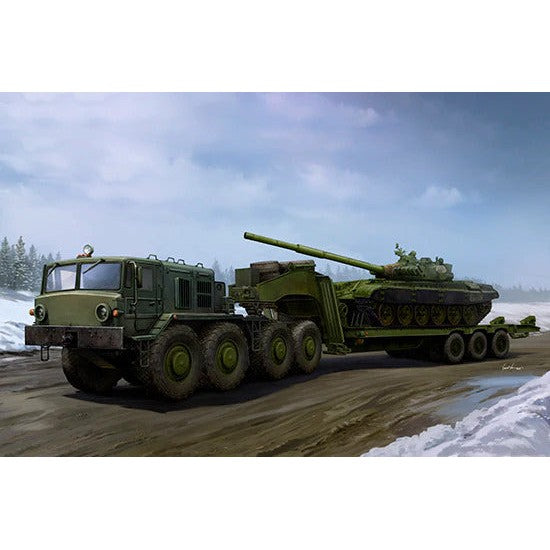 01065 1/35 MAZ537G Late Production Type with ChMZAP9990 SemiTrailer Plastic Model Kit