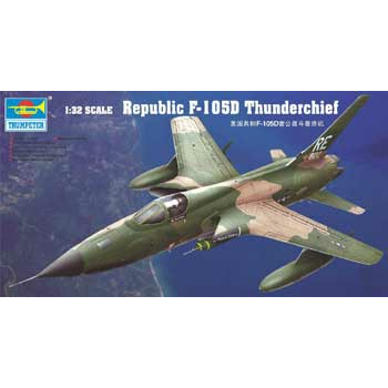 02201 1/32 U. S. Republic F105D Thunderchief Plastic Model Kit
