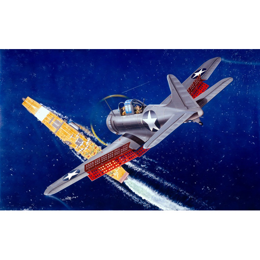 02241 1/32 US Navy SBD1/2 Dauntless Plastic Model Kit