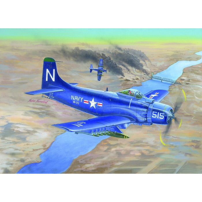 02252 1/32 A1D AD4 Skyraider Plastic Model Kit