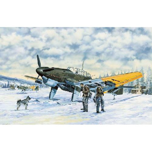 02421 1/24 Junkers Ju87B2 Stuka Plastic Model Kit