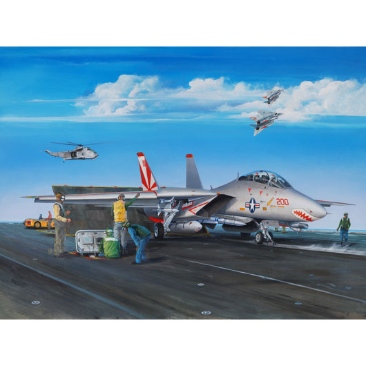 03201 1/32 F14A Tomcat Plastic Model Kit