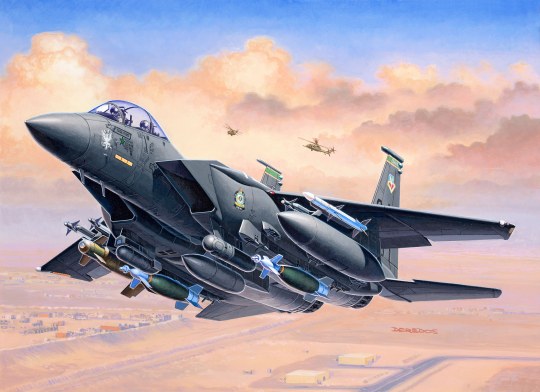 1/144 F15E Strike Eagle & Bombs Model Set