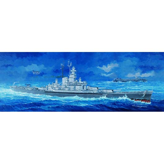 05306 1/350 USS Massachusetts BB59 Plastic Model Kit