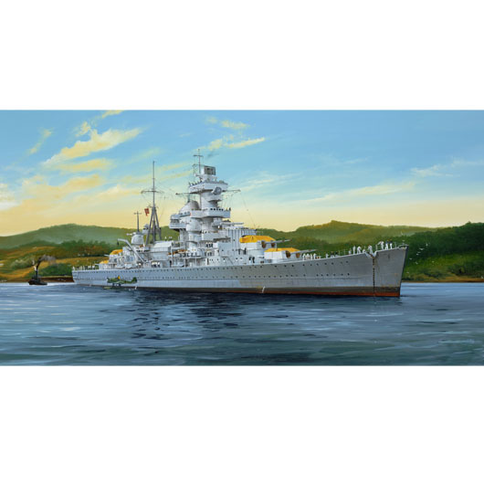05317 1/350 German Cruiser Admiral Hipper 1941 Plastic Model Kit