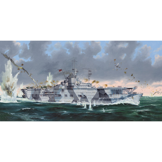05627 1/350 German Navy Aircraft Carrier DKM Graf Zeppelin Plastic Model Kit