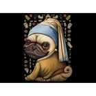 1000pc Pug with a Pearl Earring Puzzle