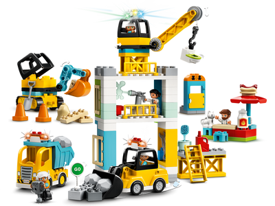 DUPLO Town Tower Crane and Construction 10933
