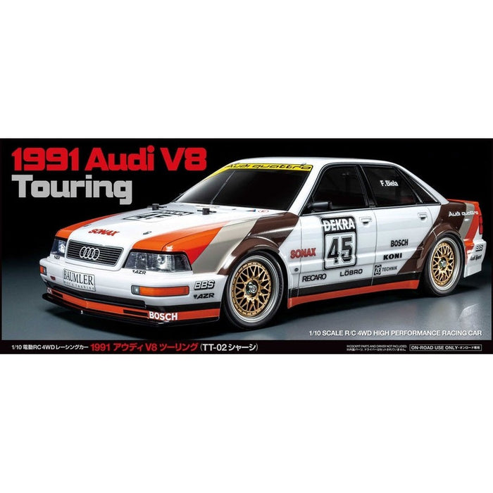 1/10 1991 Audi V8 Touring Car 4WD TT02 Chassis