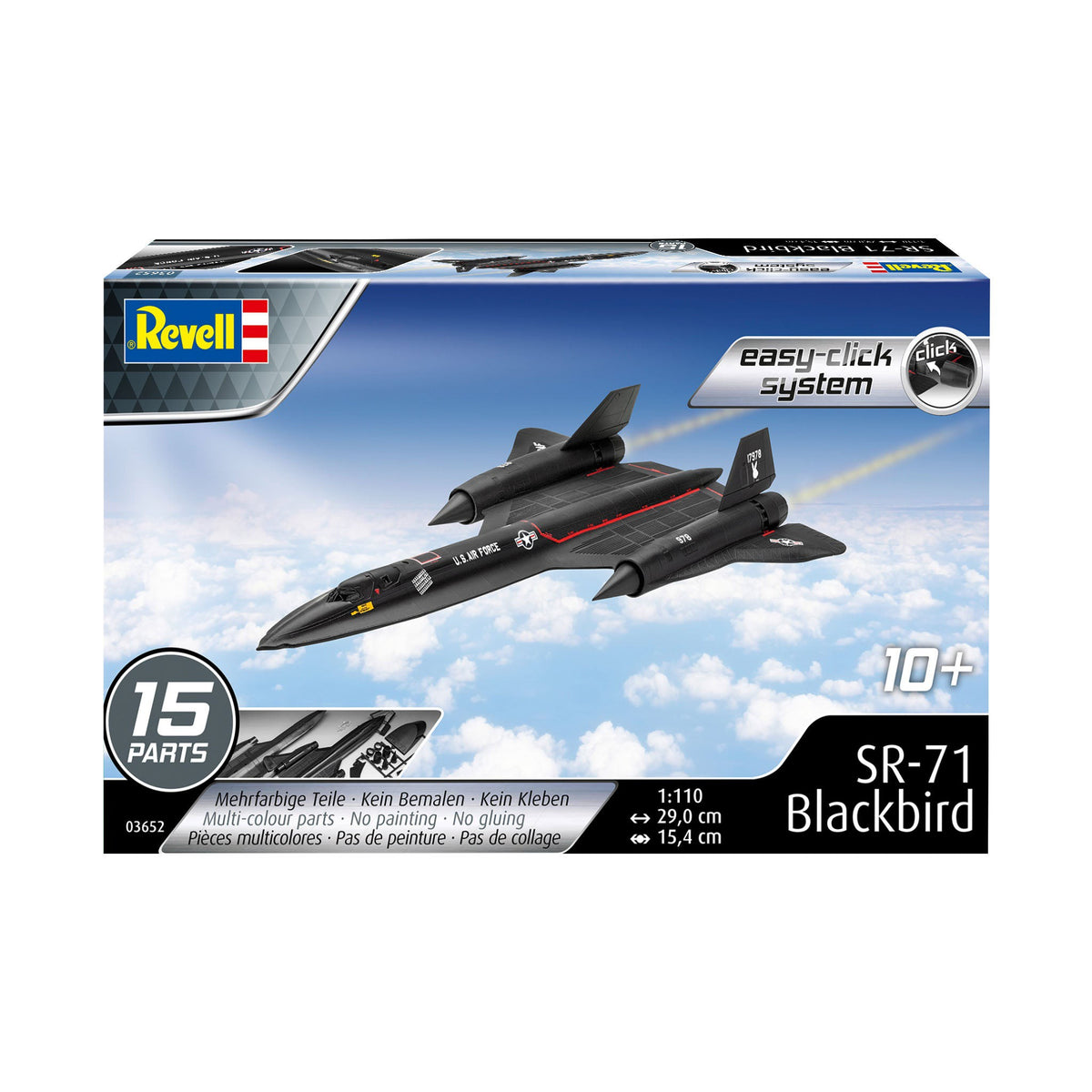 1/110 Lockheed SR71 Blackbird (EasyClickSystem)