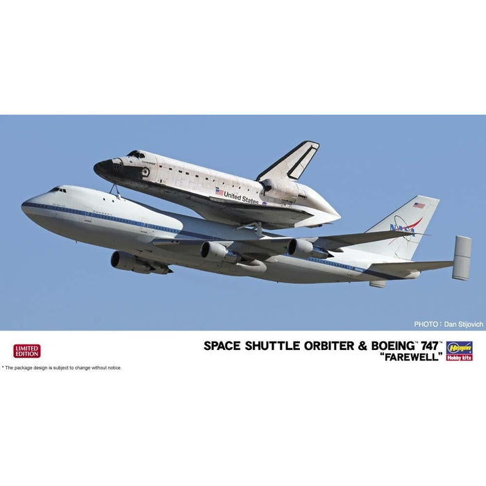 1/200 Space Shuttle Orbiter & Boeing 747 "Shuttle Carrier Aircraft"