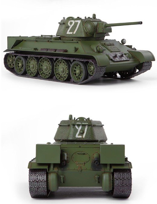 1/35 USSR T34/76 No.183 Factory Production Plastic Model Kit