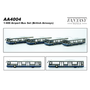 1/400 AIRPORT BUS BRITSH 4 IN ONE SET
