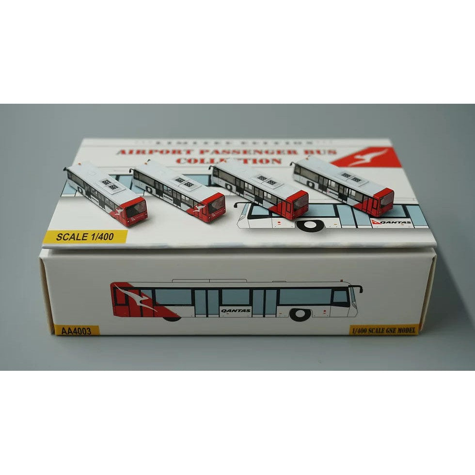 1/400 AIRPORT BUS QANTAS 4 IN ONE SET