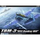 Academy - Academy 12285 1/48 TBM-3 "USS Bunker Hill" Avenger Plastic Model Kit