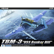 1/48 TBM3 USS Bunker Hill Avenger Plastic Model Kit