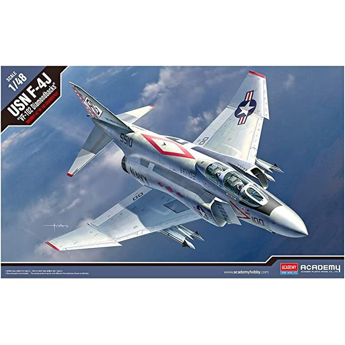 1/48 USN F4J VF102 Diamondbacks Plastic Model Kit