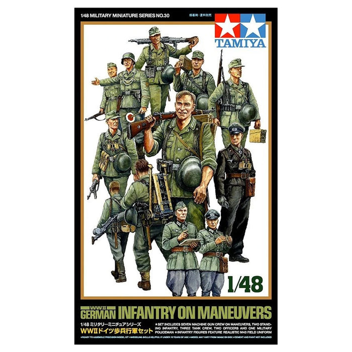 1/48 WWII German Infantry on Maneuvers