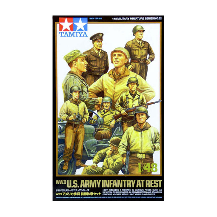 1/48 WWII US Army Infantry at Rest