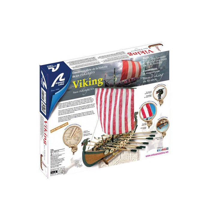 1/75 Viking Ship Wooden Model Ship Kit