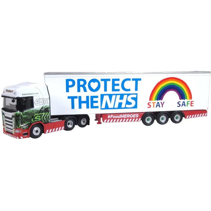1/76 Scania New Generation (S) Box Trailer Stobart NHS