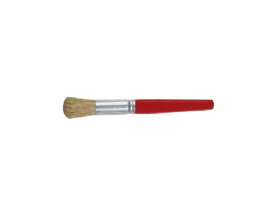 Borstpinsel Round Brush  Red Handle