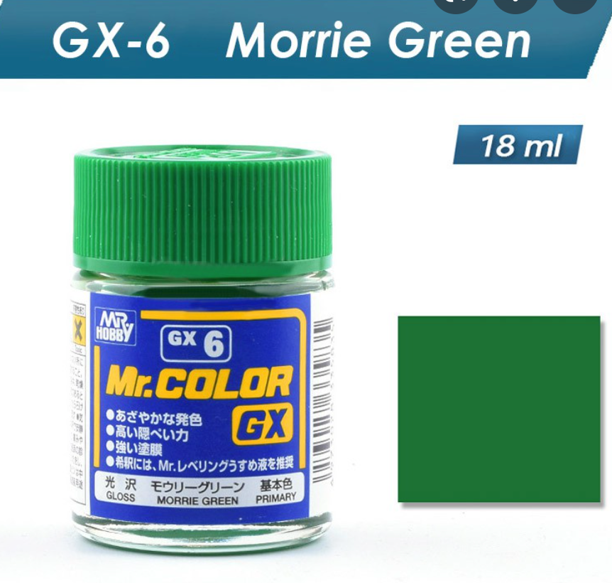 Mr Color GX Morrie Green