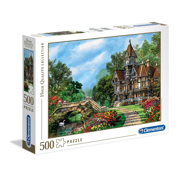 500pc Old Waterway Cottage