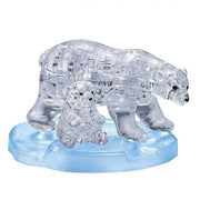 3D 2 Polar Bears Crystal Puzzle
