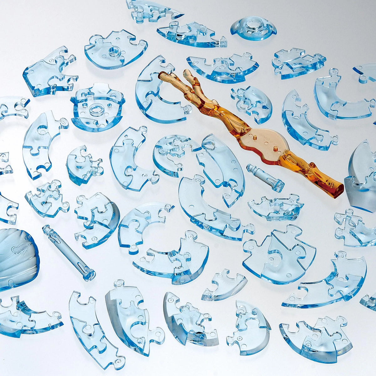 3D Blue Bird Crystal Puzzle