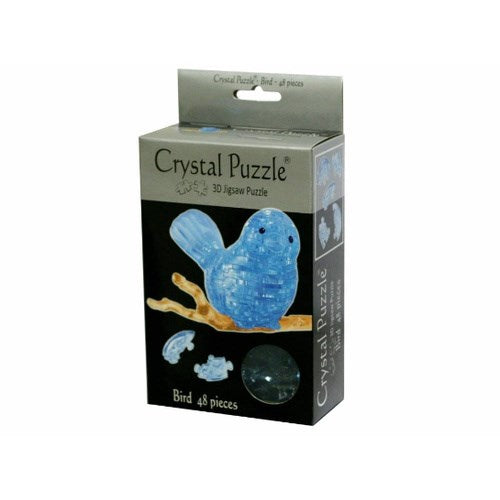 3D Blue Bird Crystal Puzzle