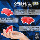 3D Yellow Bird Crystal Puzzle