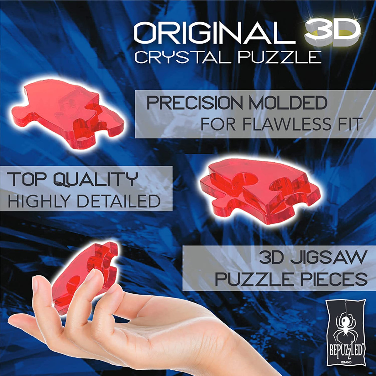 3D Yellow Bird Crystal Puzzle