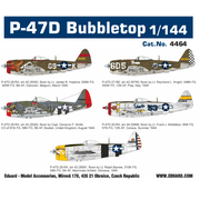 4464 1/144 P47D Bubbletop Plastic Model Kit
