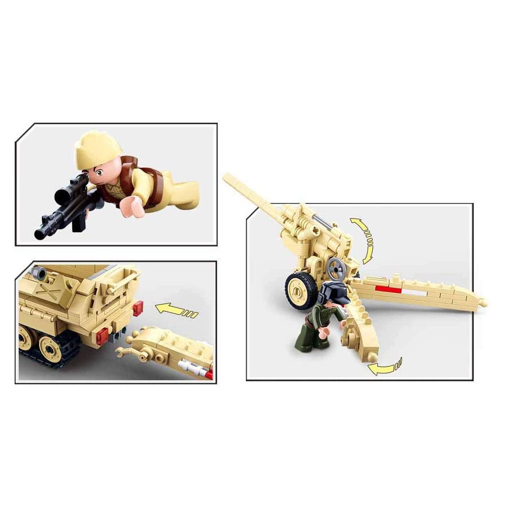 Sluban - 460pc WWII Half Track Sd.Kfz.251 K18