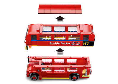 394pc Model Bricks London Bus