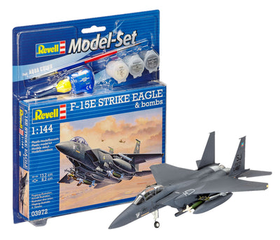 1/144 F15E Strike Eagle & Bombs Model Set